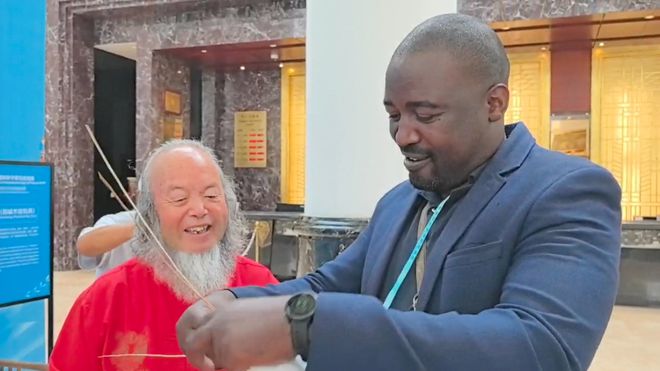 文化交流互鉴织就和平纽带！山东非遗亮相2024年国际和平日纪念活动(图4)