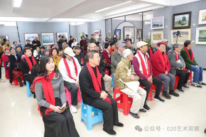 海珠区艺术名家工作室迎春美术作品展在凤阳街文化活动中心开幕(图2) 海珠区艺术名家工作室迎春美术作品展在凤阳街文化活动中心开幕(图2)